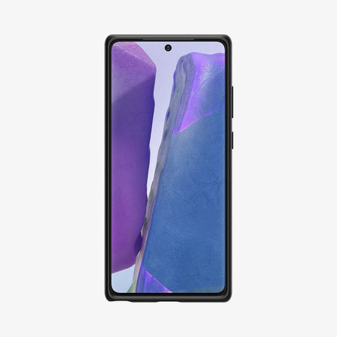 ACS01388 - Galaxy Note 20 Ultra Thin Fit Case in black showing the back